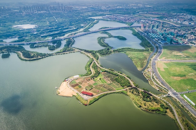 O parque verde da cidade