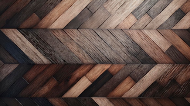 O piso de madeira desta coleção é uma mistura de madeira natural e natural
