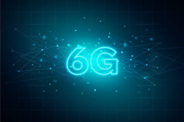 Foto o poder da colagem de conexão de internet 6g