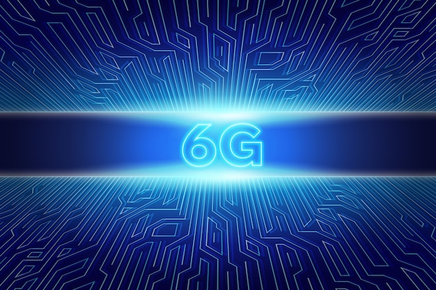 O poder da colagem de conexão de internet 6g