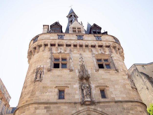 O portão Porte Cailhaud em Bordeaux França