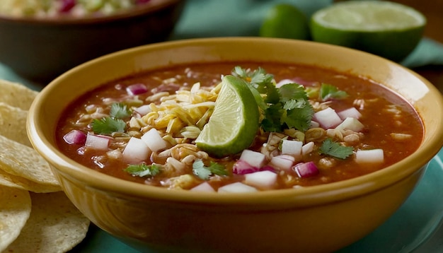 O posole é um prato tradicional mexicano