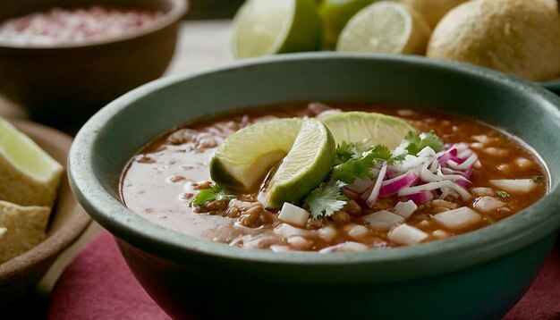 O posole é um prato tradicional mexicano