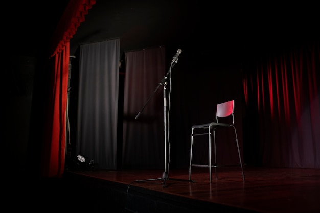 Foto o processo de criação de stand up comedy