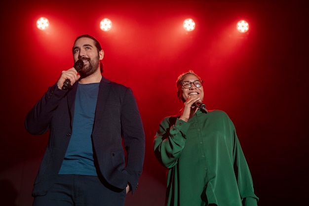 Foto o processo de criação de stand up comedy