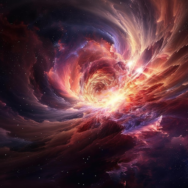 O pulso do universo galáctico lindo