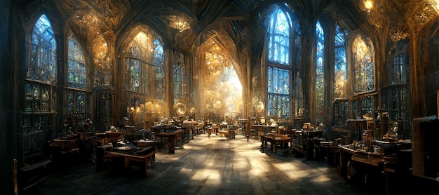 O quarto do Mágico de Oz em Hogwarts