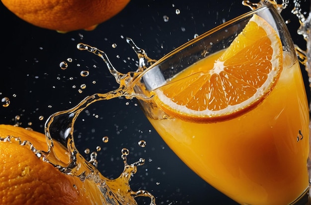 O refrescante suco de laranja é uma bênção
