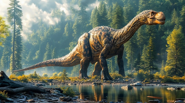 O reino dos dinossauros gigante Brachiosaurus é revelado