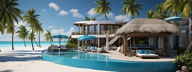 Foto o renu resort maldivas em resolução 4k giallo inspiration