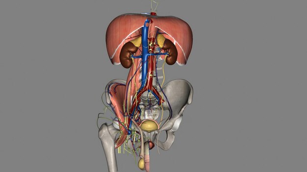 O revestimento interno da bexiga urinária é uma membrana mucosa de epitélio de transição que é contínua com a dos ureteres