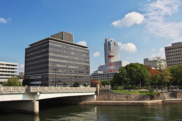 O rio em Hiroshima Japão