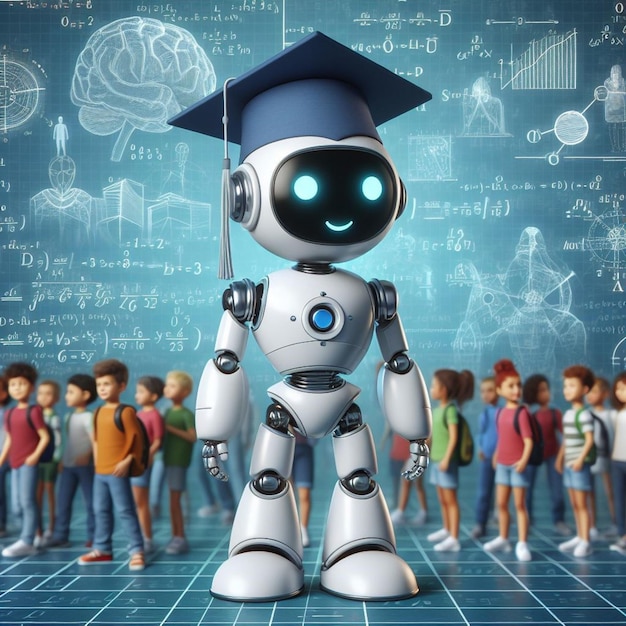 O robô 3D como professor mistura perfeitamente inteligência artificial com personalização e eficácia.