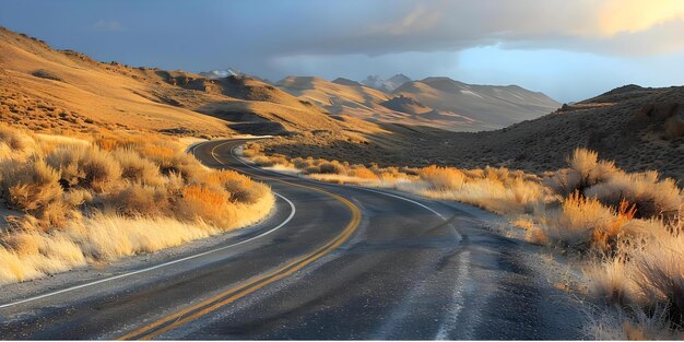 Foto o sinal na estrada motiva os viajantes a continuar apesar dos obstáculos conceito viagens por estrada motivação viagens inspiração superação de desafios