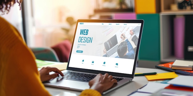 O software de design de sites fornece um modelo vigoroso para negócios de varejo on-line