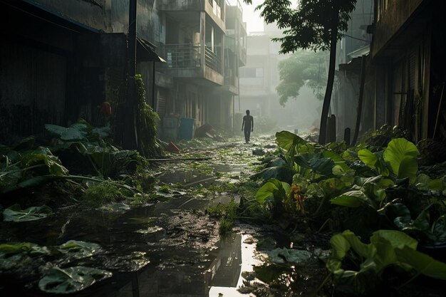 O sol nasce sobre uma densa selva urbana