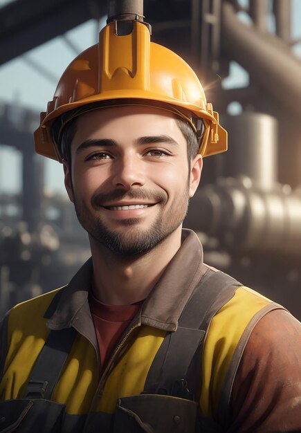 O sorriso do trabalho, o dia do trabalho.