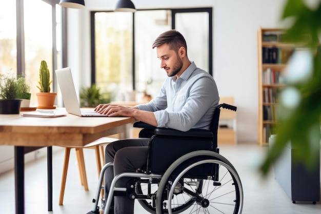 O sucesso online do homem em cadeira de rodas de empoderamento virtual