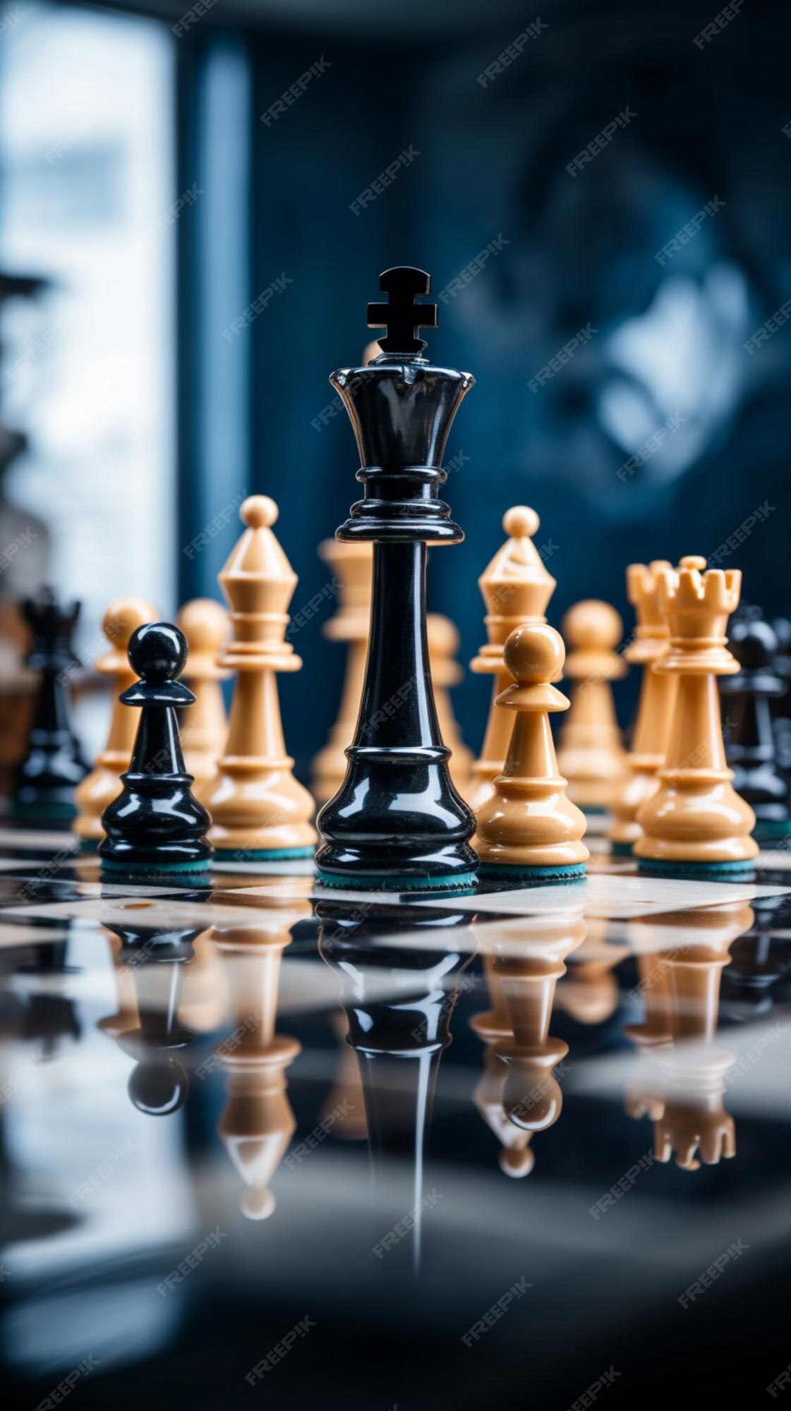 O Rei Na Batalha Do Jogo De Xadrez Da Rendição Do Tabuleiro De Xadrez Pelo  Cavaleiro E a Rainha Checkmate, Conceito Da Estratégia Foto de Stock -  Imagem de posto, batalha: 123867282