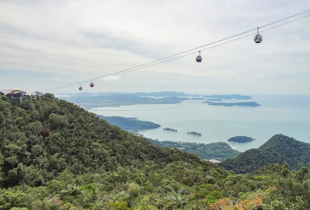 Foto o teleférico de langkawi