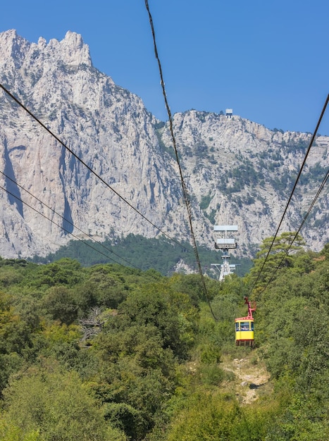 O teleférico na Crimeia AiPetri