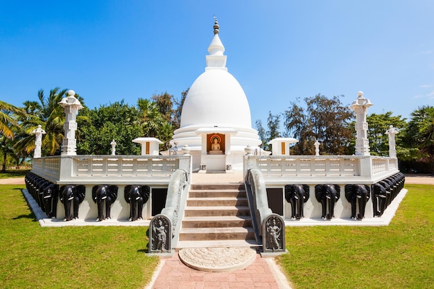 O Templo Dambakola Patuna Sri Sangamitta Viharaya é um templo budista perto de Jaffna, Sri Lanka