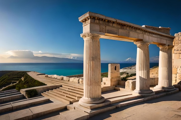 O templo de Apolo está localizado na ilha de Creta.