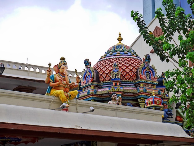 O templo hindu em Little India Singapura