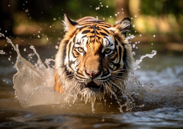 O tigre de Bengala é uma população do Panthera tigris