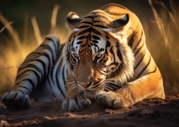 O tigre de Bengala é uma população do Panthera tigris