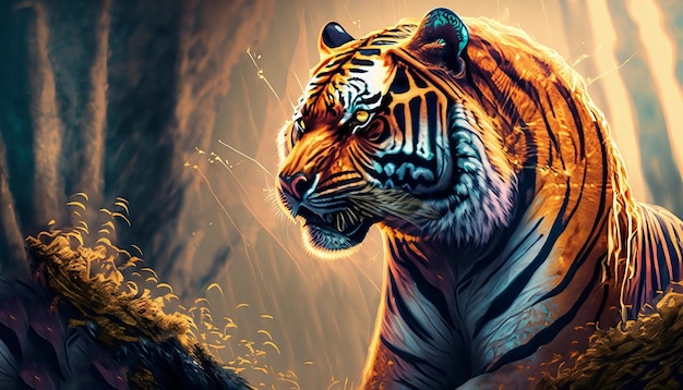 O tigre é um tigre que se chama tigre.