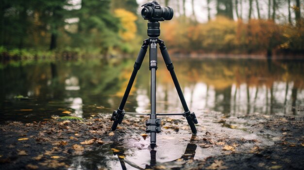 Foto o trípode é a chave para uma fotografia estável