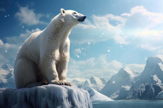 O urso polar no Pólo Norte