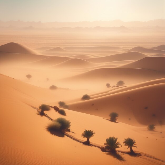 Oásis do Deserto do Saara