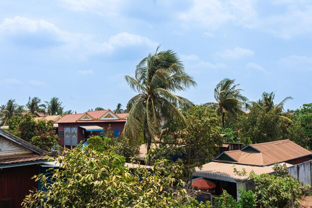 Un oasis de jardines tropicales con una arquitectura de lujo