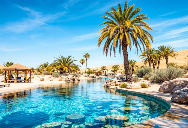 Un oasis refrescante en el corazón del desierto