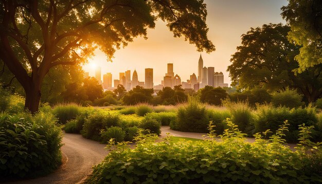 un oasis urbano