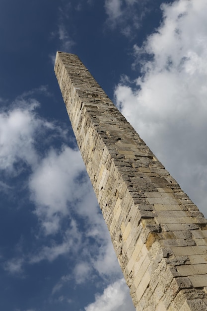 Obelisco murado na Praça Sultanahmet Istambul Turquia