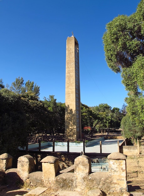 Obeliscos en la ciudad de Axum, Etiopía