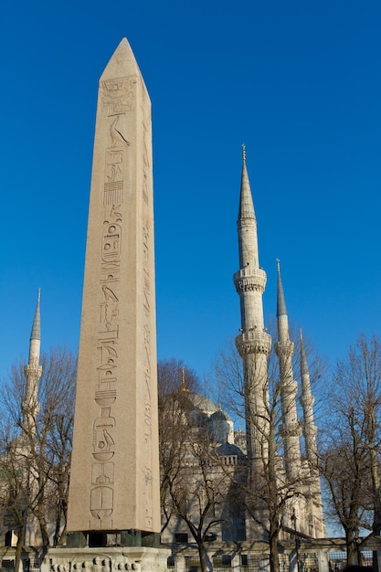 Obelisk von Theodosius und Blaue Moschee