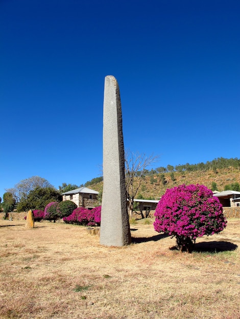 Obelisken in der Stadt Axum, Äthiopien