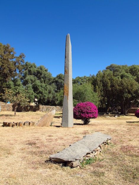 Obelisken in der Stadt Axum, Äthiopien