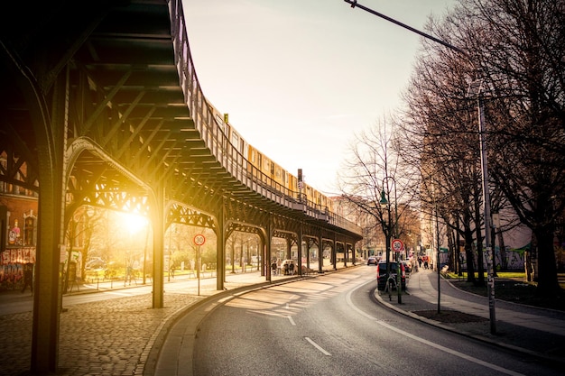 Foto oberbaumbridge, berlim, alemanha