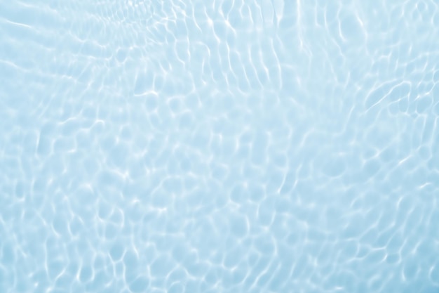 Oberfläche des blauen Wellenhintergrundes des Wassers