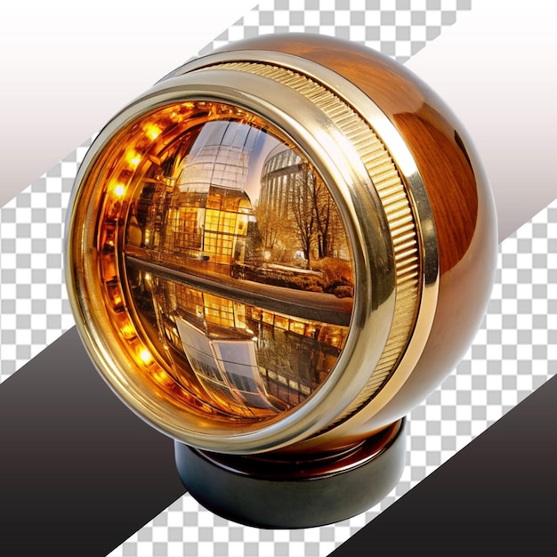 Objeto 3D em fundo transparente