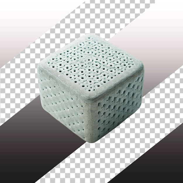 objeto 3D en fondo transparente