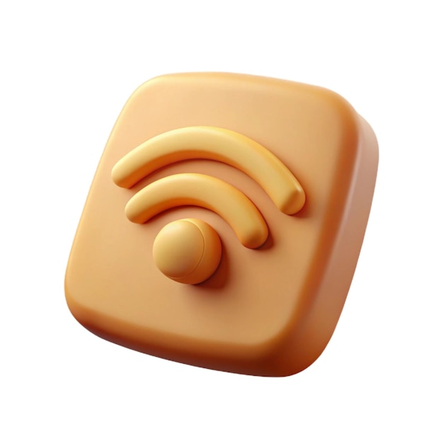un objeto amarillo con un diseño en espiral en él