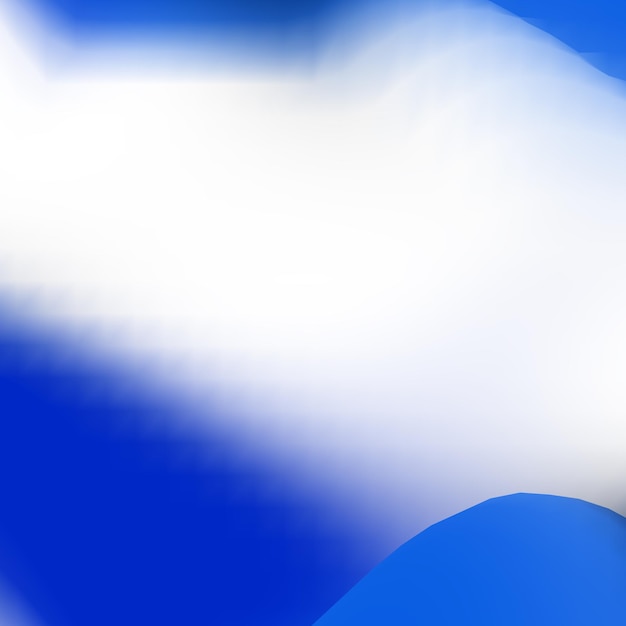 un objeto azul y blanco con un fondo blanco y azul