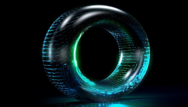 Objeto de renderização Torus 3D