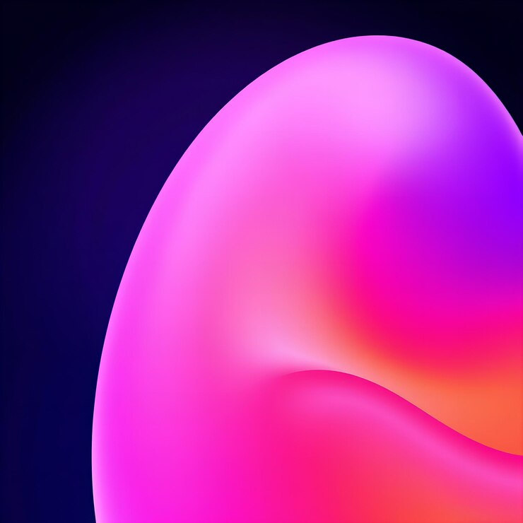 Foto un objeto en forma de huevo de color rosa con un corazón rosa en la parte superior